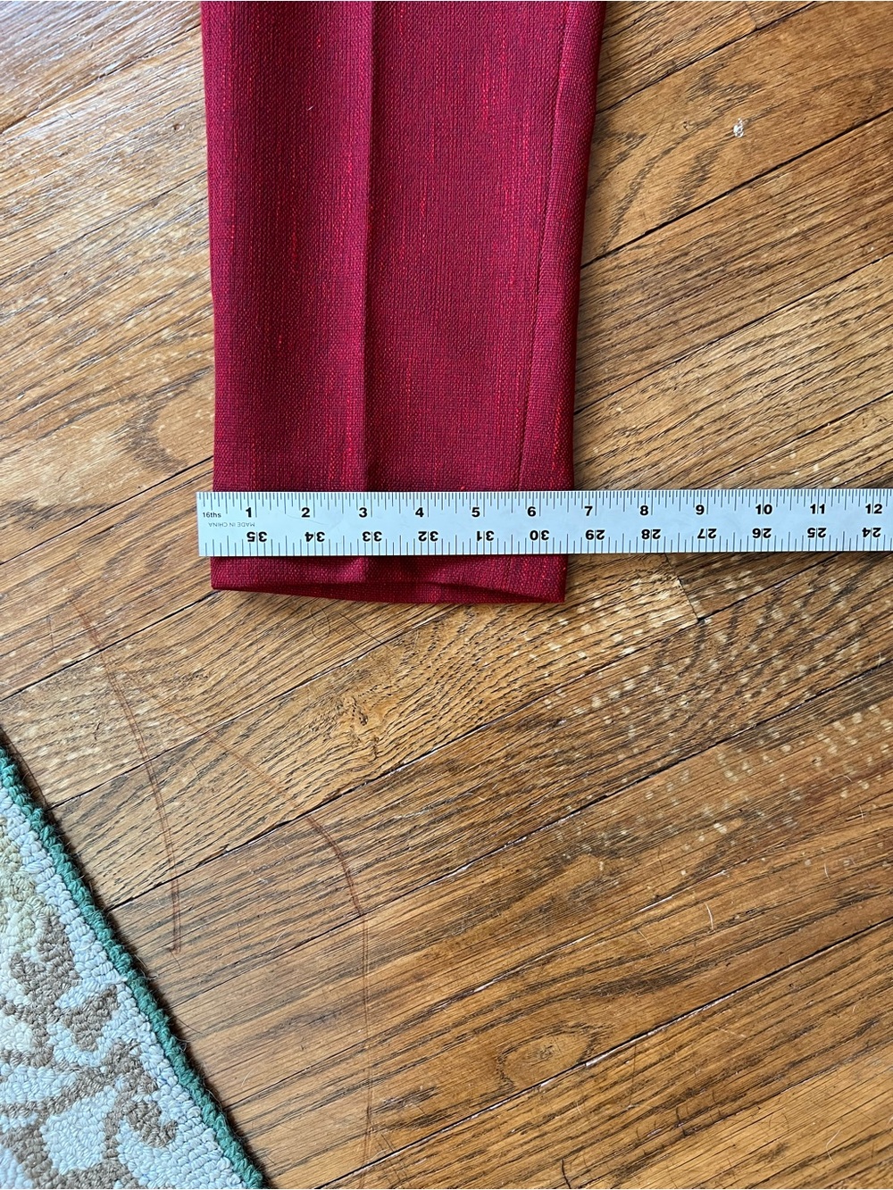 Men's Slim Tailored Red Pants - Picture 13 of 13